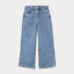 Jean large taille ajustable coton denim double stone fille
