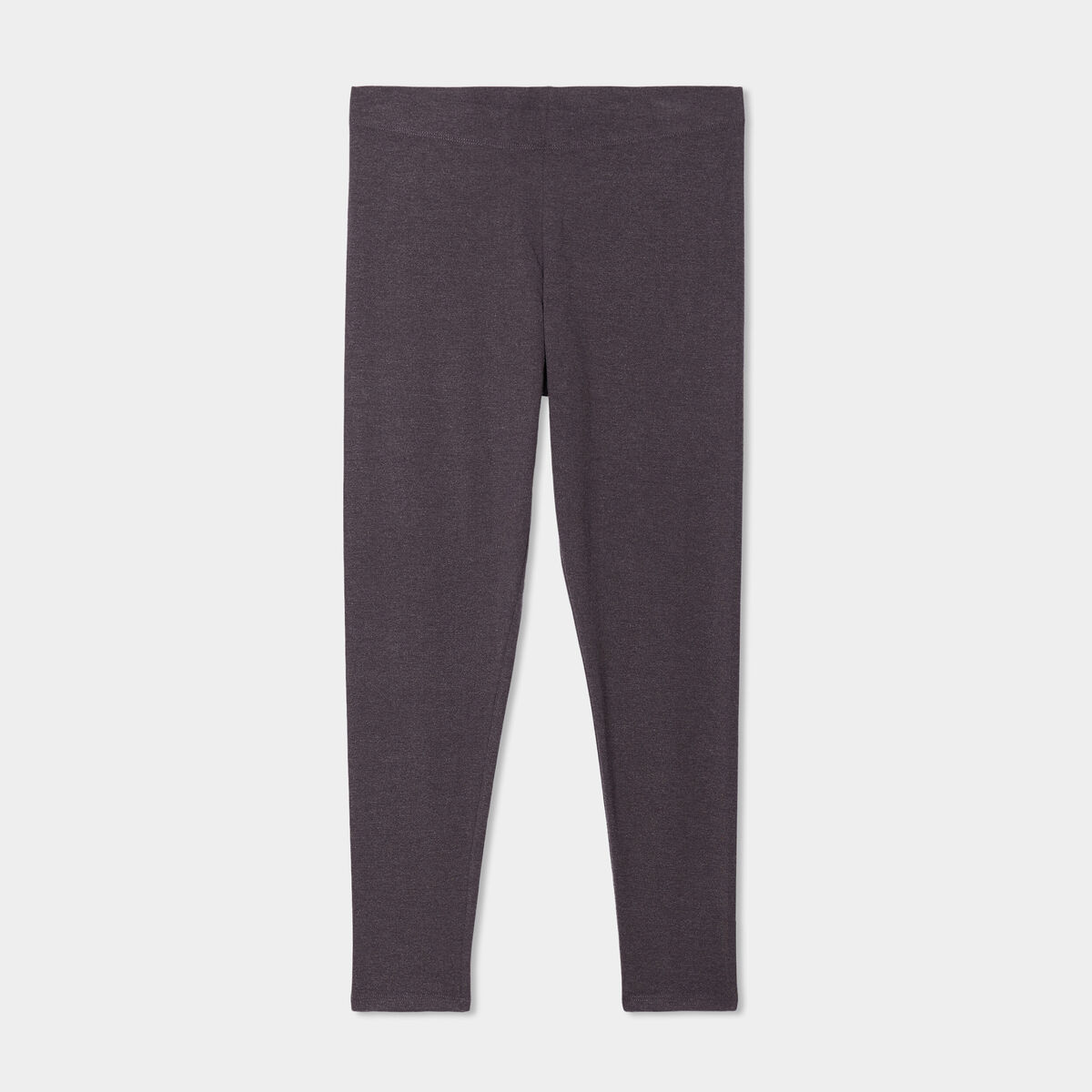 Legging avec taille &eacute;lastiqu&eacute;e gris fonc&eacute; femme grande taille