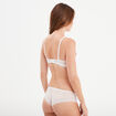 Soutien-gorge corbeille paddé dentelle blanc femme