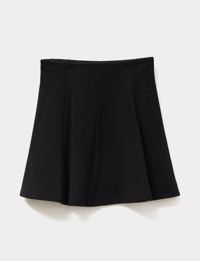 Jupe patineuse courte noir fille
