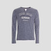 T-shirt manches longues Creeks bleu homme