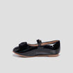 Babies vernies avec noeuds noir fille