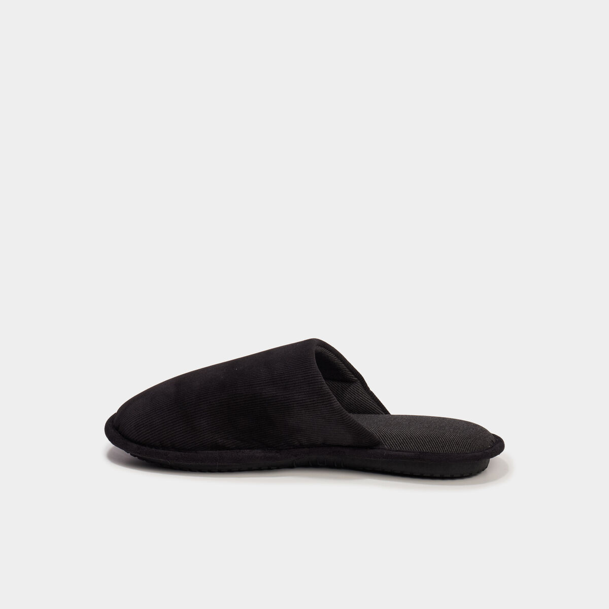 Chaussons mules noir homme