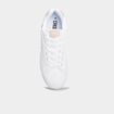 Tennis basses &agrave; lacets blanc femme