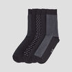 Lot 5 paires chaussettes noir homme