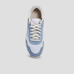 Baskets running à lacets Puma R78 bleu gris femme