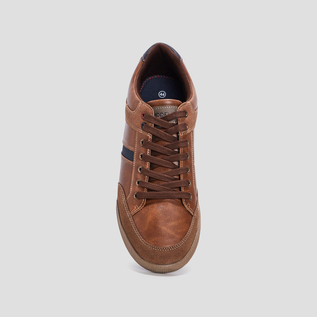 Sneakers semelles plates marron homme