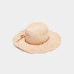 Chapeau de paille tress&eacute; sable femme