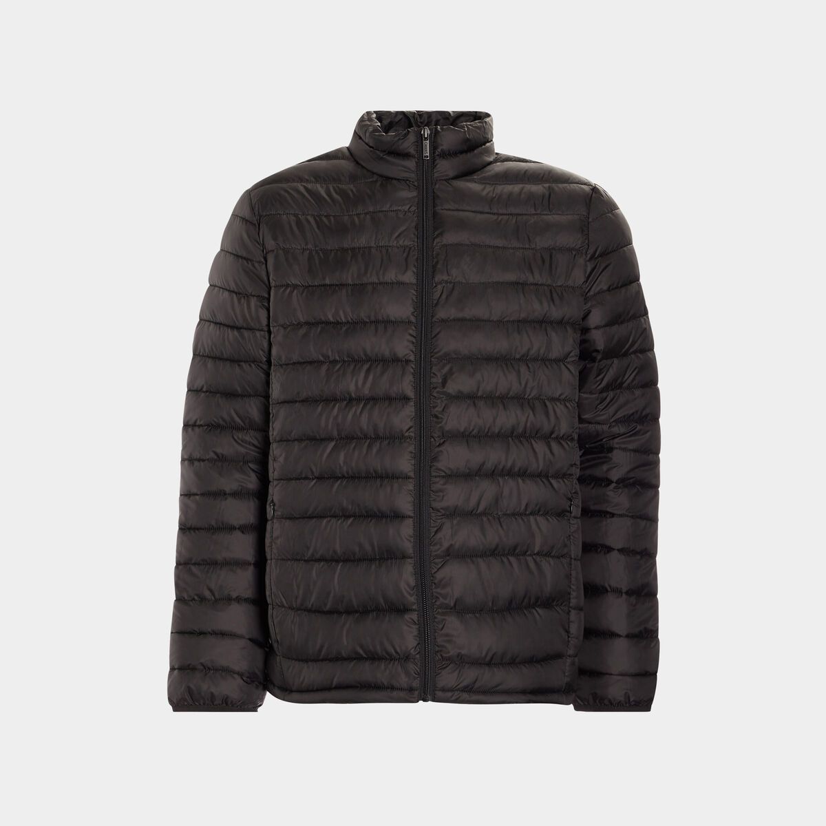 Doudoune droite l&eacute;g&egrave;re d&eacute;perlante noir homme