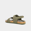 Sandales vert kaki garçon