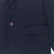 Veste blazer droite boutonnée bleu marine garçon