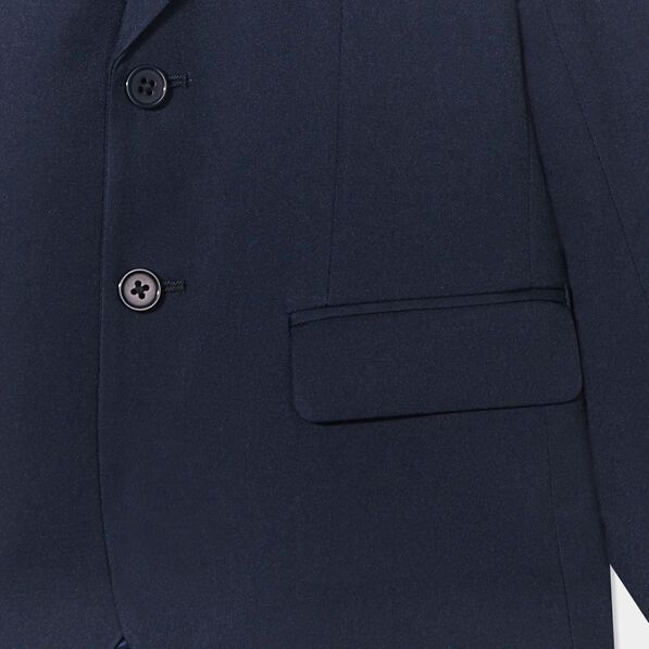 veste blazer droite boutonnee bleu marine garcon Veste blazer droite boutonnée bleu marine garçon