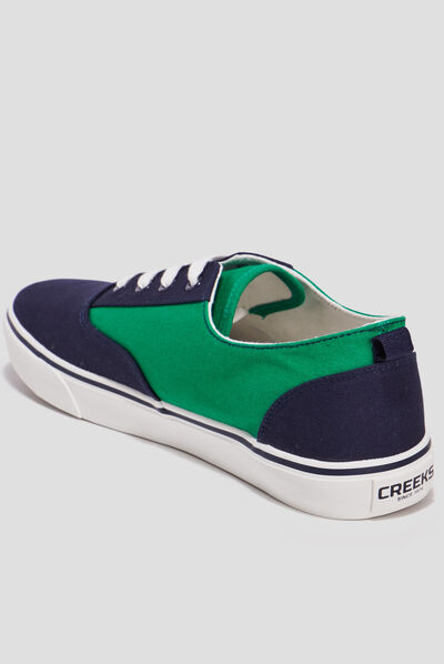 Tennis en toile à lacets Creeks multicolore homme