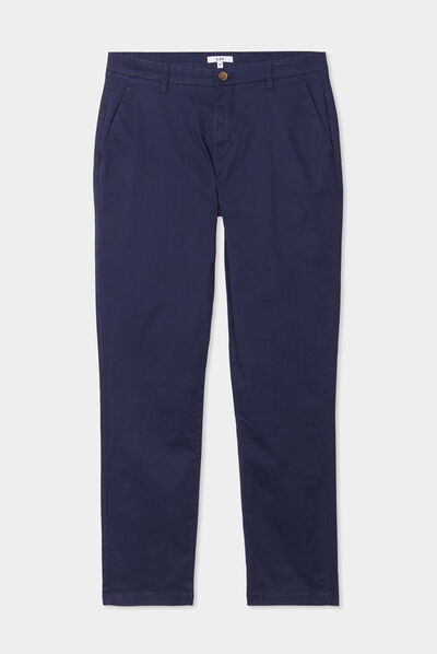 Pantalon chino bleu marine homme