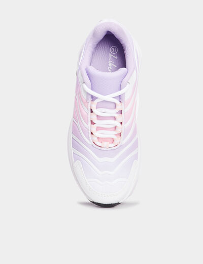 Baskets running semelles bulles Liberto rose fille