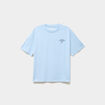 T-shirt manches courtes coton bleu clair homme