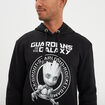 Sweat à capuche hoodie Gardiens Galaxie noir homme