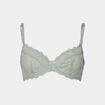 Soutien-gorge embo&icirc;tant dentelle vert clair femme