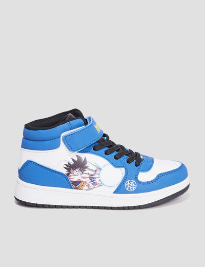 Baskets montantes Dragon Ball Z bleu garçon