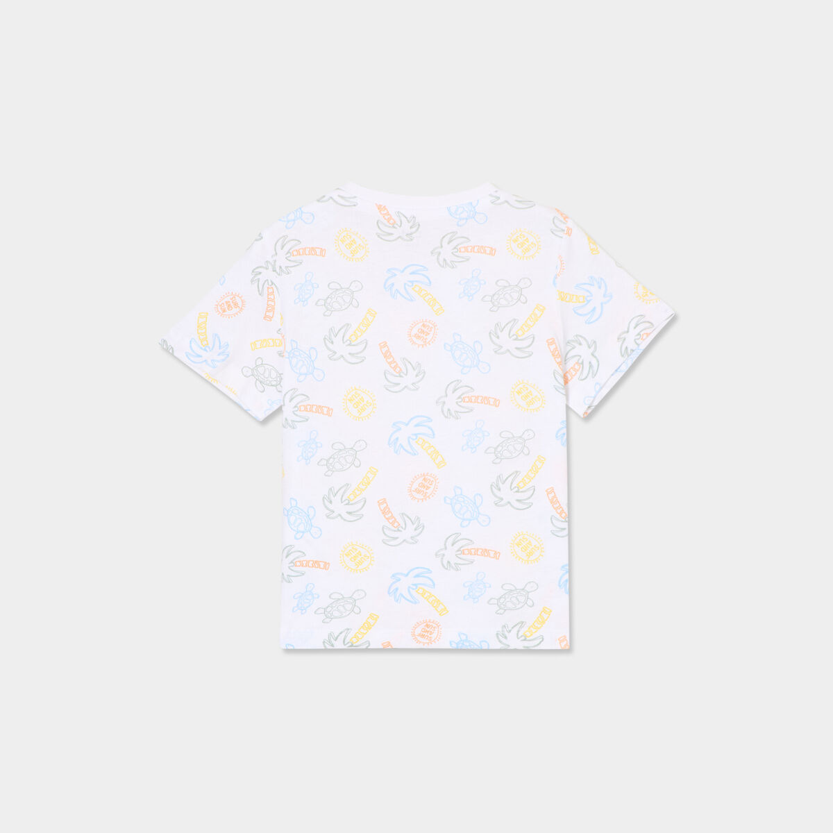 Ensemble t-shirt et short coton vert pastel b&eacute;b&eacute; gar&ccedil;on