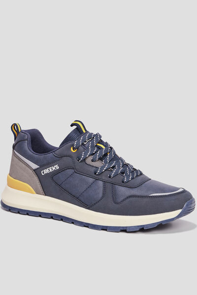 Baskets running Creeks Ribaloti bleu marine homme