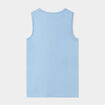 Lot de 3 débardeurs col rond coton bleu pastel garçon