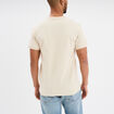 T-shirt manches courtes ecru homme