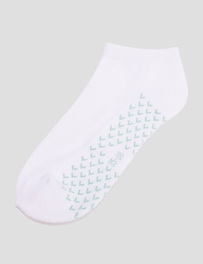 Lot 5 paires chaussettes coton blanc femme