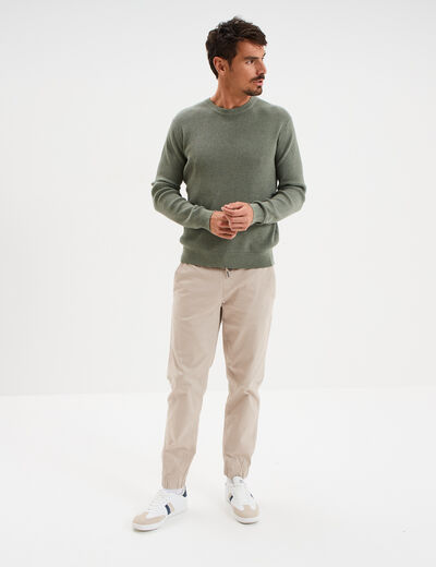 Pantalon jogpant gris clair homme
