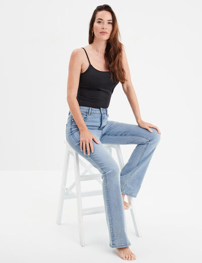 Débardeur soutien-gorge intégré noir femme