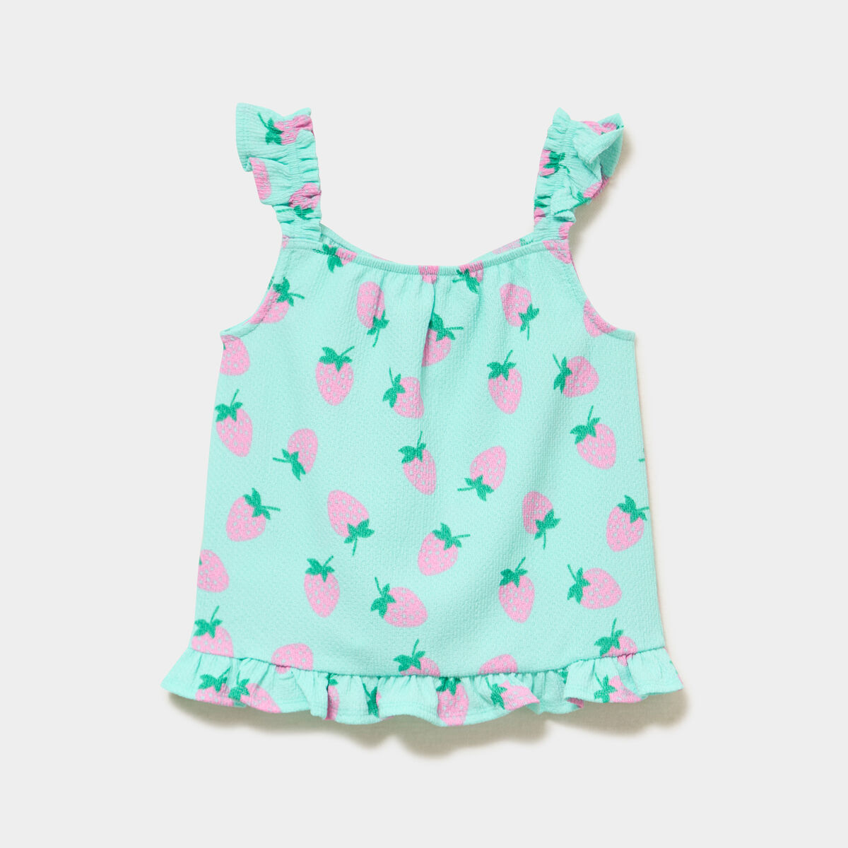 Ensemble 2 pi&egrave;ces d&eacute;bardeur et short bleu turquoise fille