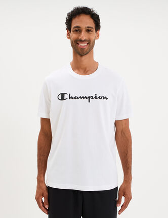 T-shirt manches courtes coton Champion blanc homme