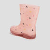Bottes de pluie imprimé étoile rose fille
