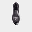 Escarpins talons et mesh Mosquitos noir femme
