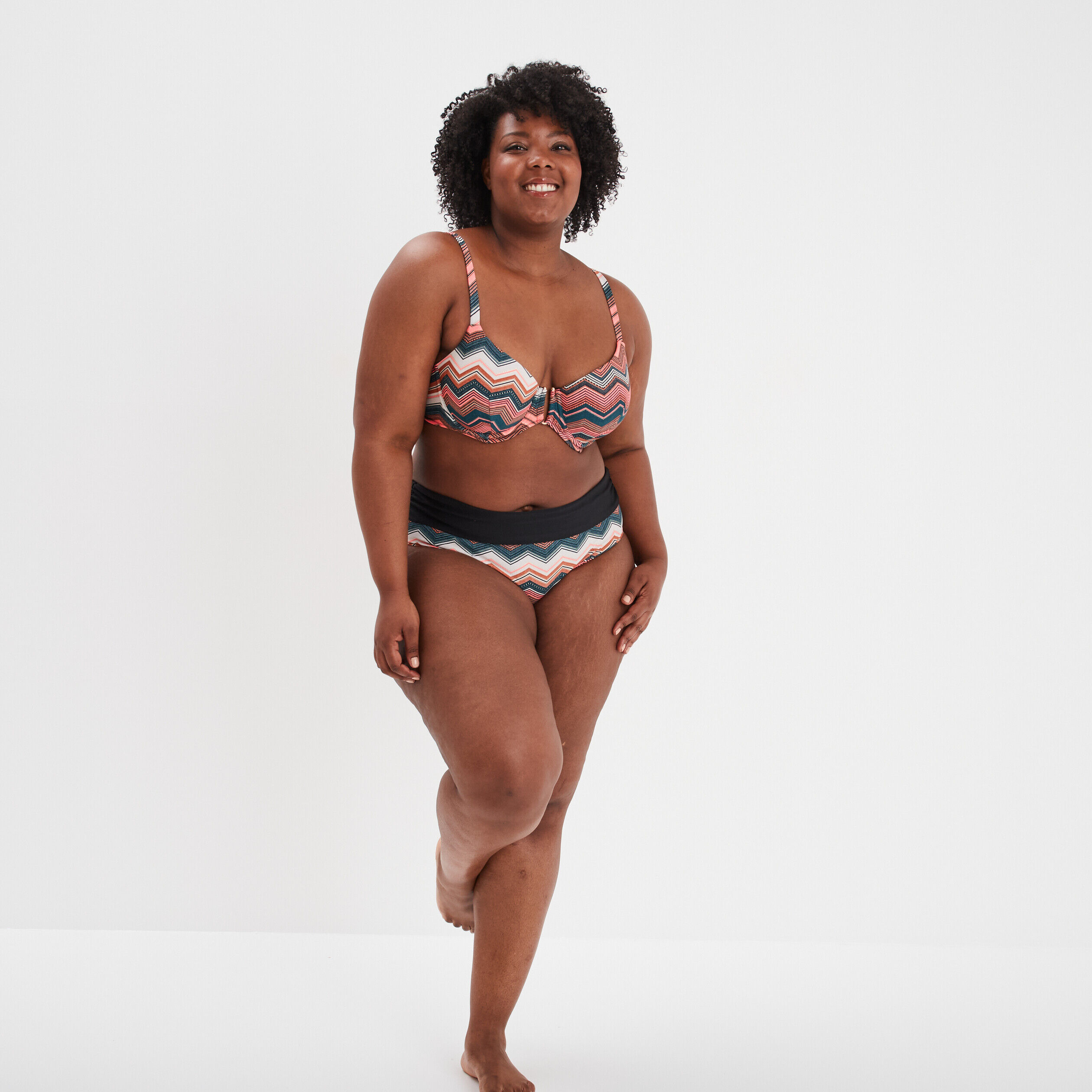 Maillot de bain grande taille femme pas cher La Halle