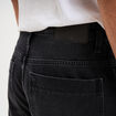 Jeans baggy 5 poches coton denim noir homme