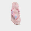 Tongs d&eacute;tails fantaisie rose fille