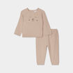 Ensemble 2 pi&egrave;ces tricot Kimbaloo taupe b&eacute;b&eacute;
