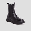 Bottines chelsea &eacute;lastiqu&eacute;es noir femme