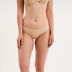 Culotte microfibre sans coutures beige femme