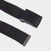 Ceinture ajustable effet toile noir homme