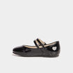 Ballerines vernies à bout rond noir fille