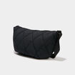 Sac banane matelassé noir femme