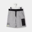 Short jogging droit Liberto gris garçon