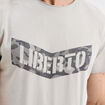 T-shirt manches courtes coton d&eacute;lav&eacute; gris clair homme