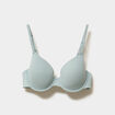 Soutien-gorge corbeille padd&eacute; microfibre vert clair femme