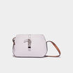 Sac rectangle en bandoulière ivoire femme