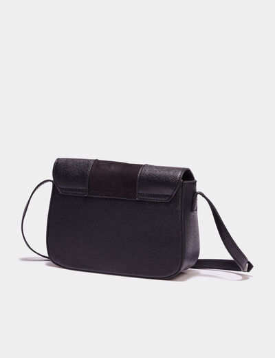 Sac en bandoulière à détail boucle noir femme