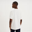 T-shirt oversize manches courtes coton blanc femme