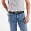 Ceinture réversible noir homme